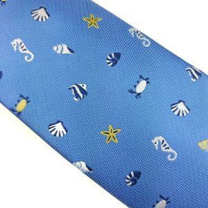 Men's Chaps Blue  Print Tie NWT